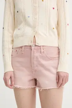 Levi's pantaloni scurti jeans neted, high waist imagine