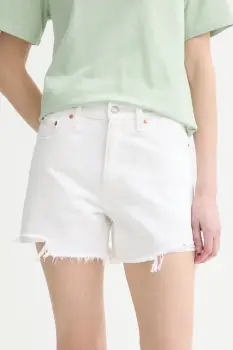 Levi's pantaloni scurti jeans RIBCAGE A-LINE imagine