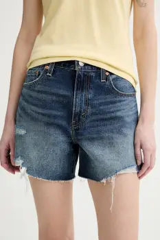 Levi's pantaloni scurti jeans RIBCAGE A-LINE imagine