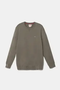 Levi's pulover barbati, culoarea verde, light, cu guler imagine