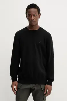 Levi's pulover culoarea verde, light, cu guler imagine