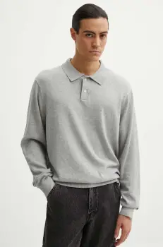 Levi's pulover de bumbac culoarea gri, light, A8623 imagine