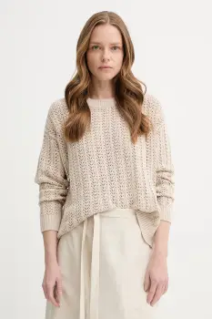 Levi's pulover din amestec de in SUNRISE CROCHET SWEATER culoarea bej, light, 0013A imagine