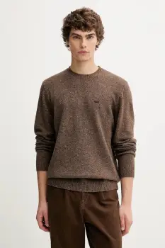 Levi's pulover din amestec de lana culoarea maro, light, A4320 imagine