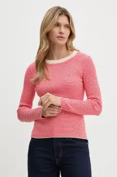 Levi's pulover femei, culoarea rosu imagine