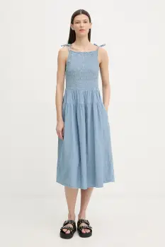 Levi's rochie babydoll din bumbac MONACO COTTON imagine