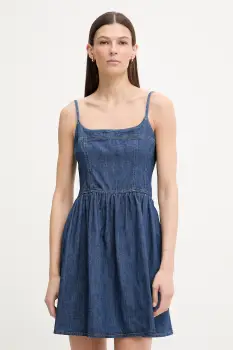 Levi's rochie evazata din denim JOLENE DENIM imagine