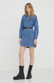 Levi's rochie jeans mini, drept imagine