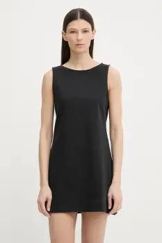 Levi's rochie neagra din bumbac cu elastan KNIT (T3 OVERDEV) imagine