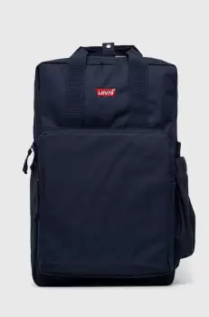 Levi's rucsac culoarea albastru marin, mare, neted imagine