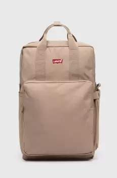 Levi's rucsac culoarea bej, mare, neted imagine