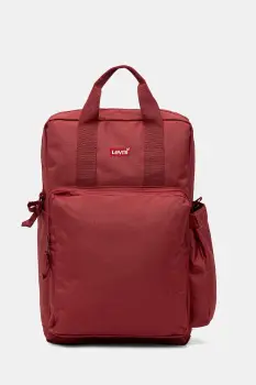 Levi's rucsac culoarea rosu, mare, neted, D7572-0018 imagine