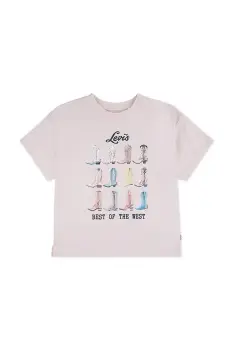 Levi's tricou copii BOOTS OVERSIZED SS TEE imagine