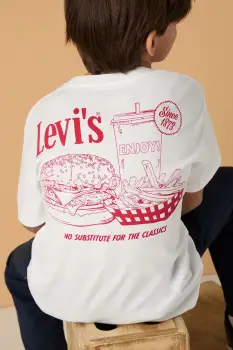 Levi's tricou copii BURGER MEAL TEE imagine
