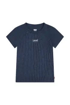 Levi's tricou copii COLOR BLOCK RAGLAN TOP culoarea bleumarin, 3EN517 imagine