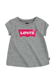 Levi's Tricou copii culoarea gri imagine