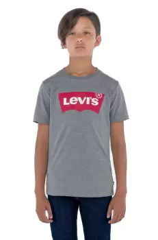 Levi's Tricou copii culoarea gri, cu imprimeu imagine