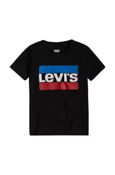 Levi's Tricou copii culoarea negru, cu imprimeu imagine