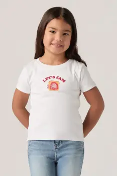 Levi's tricou copii RIB MEET AND GREET JAM TEE imagine