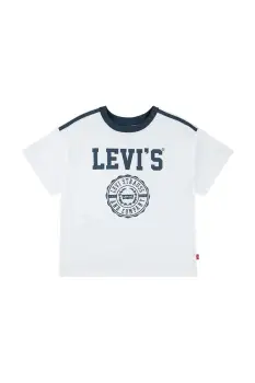 Levi's tricou copii SPORTY OVERSIZED TEE culoarea alb, 3EN779 imagine