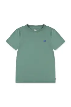 Levi's tricou de bumbac pentru copii LVB BATWING CHEST HIT culoarea verde, uni, 9EA100 imagine