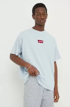 Levi's tricou din bumbac barbati, cu imprimeu imagine