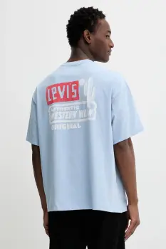 Levi's tricou din bumbac cu imprimeu, 000G4 imagine