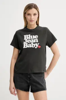 Levi's tricou din bumbac culoarea bej, A2226 imagine