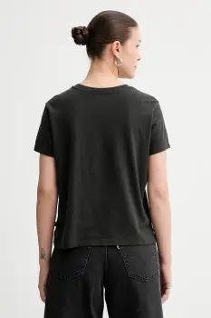 Levi's tricou din bumbac culoarea negru, A8804 imagine