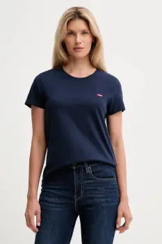Levi's tricou din bumbac culoarea rosu imagine