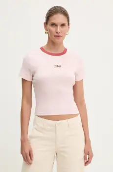 Levi's tricou din bumbac femei, culoarea roz, A8798 imagine