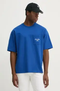 Levi's tricou din bumbac HALF SLEEVE GR PCKT T barbati, neted, 001MH imagine