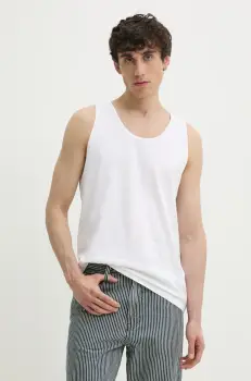 Levi's tricou din bumbac HOUSEMARK TANK culoarea alb, A7256 imagine