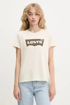 Levi's tricou din bumbac LSE THE PERFECT TEE culoarea bleumarin, A2086 imagine