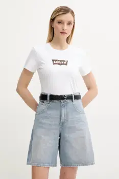Levi's tricou din bumbac LSE THE PERFECT TEE culoarea bleumarin, A2086 imagine