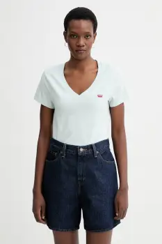 Levi's tricou din bumbac PERFECT VNECK imagine