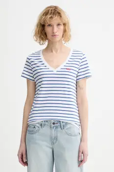 Levi's tricou din bumbac PERFECT VNECK imagine