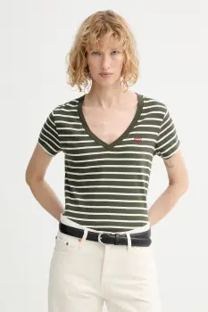 Levi's tricou din bumbac PERFECT VNECK imagine