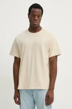 Levi's tricou din bumbac THE ESSENTIAL TEE barbati, culoarea bej, neted, A3328 imagine