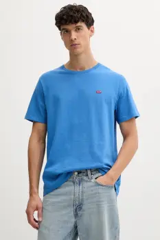 Levi's tricou din bumbac uni, 56605 imagine