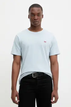 Levi's tricou din bumbac uni, 56605 imagine
