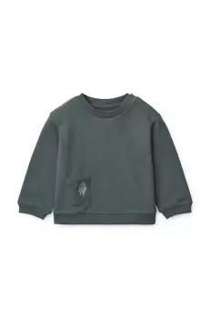 Liewood bluza bebe culoarea gri, neted imagine