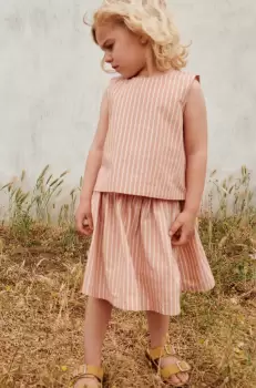 Liewood bluza din bumbac pentru bebelusi culoarea bej, modelator imagine