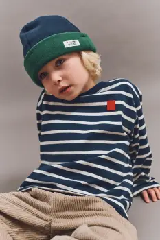 Liewood caciula copii Luciano Fleece Beanie culoarea bleumarin, LW20109 imagine