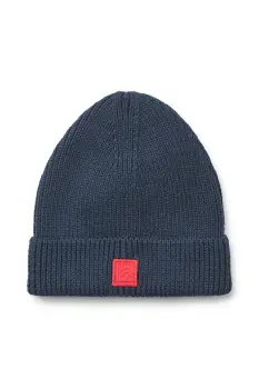 Liewood caciula de bumbac pentru copii Ezra Beanie culoarea bleumarin, LW20106 imagine