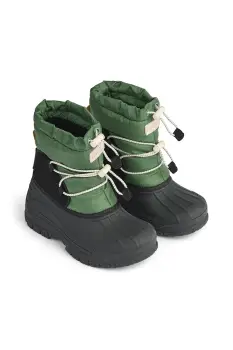 Liewood cizme de iarna copii Ania Winter Boot culoarea verde, LW20057 imagine