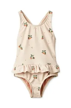 Liewood costum de baie dintr-o bucata pentru copii Amara Printed Swimsuit culoarea bej, LW19983 imagine