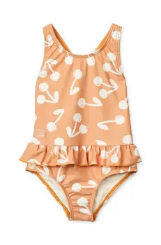 Liewood costum de baie dintr-o bucata pentru copii Amara Printed Swimsuit culoarea portocaliu, LW19983 imagine