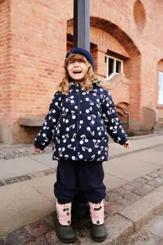 Liewood geaca copii Anemone Long Jacket culoarea bleumarin, LW20194 imagine