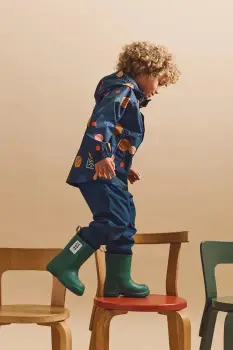 Liewood jacheta si pantaloni pentru copii Pedia Rainwear Set culoarea bleumarin, LW19909 imagine